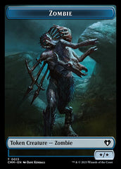 Human Soldier // Zombie (0013) Double-Sided Token [Commander Masters Tokens] | Enigma On Main