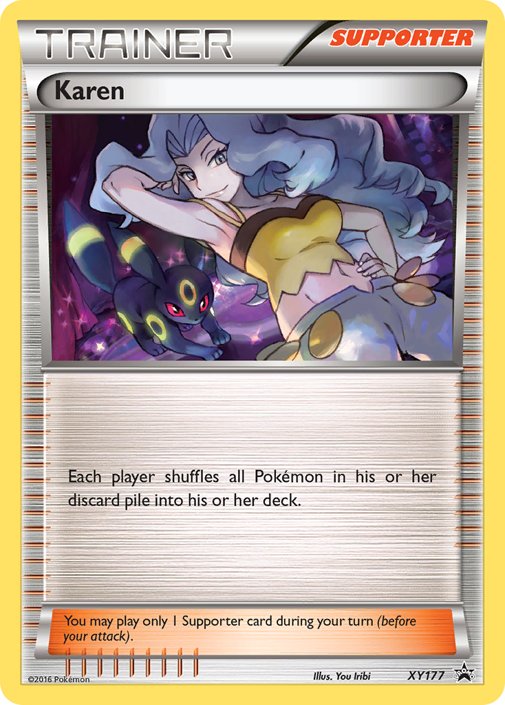 Karen (XY177) [XY: Black Star Promos] | Enigma On Main