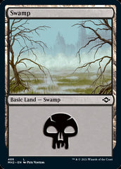 Swamp (486) (Foil Etched) [Modern Horizons 2] | Enigma On Main