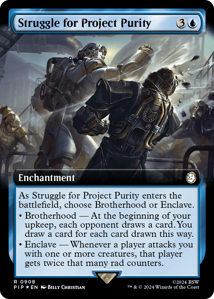 Struggle for Project Purity (Extended Art) (Surge Foil) [Fallout] | Enigma On Main