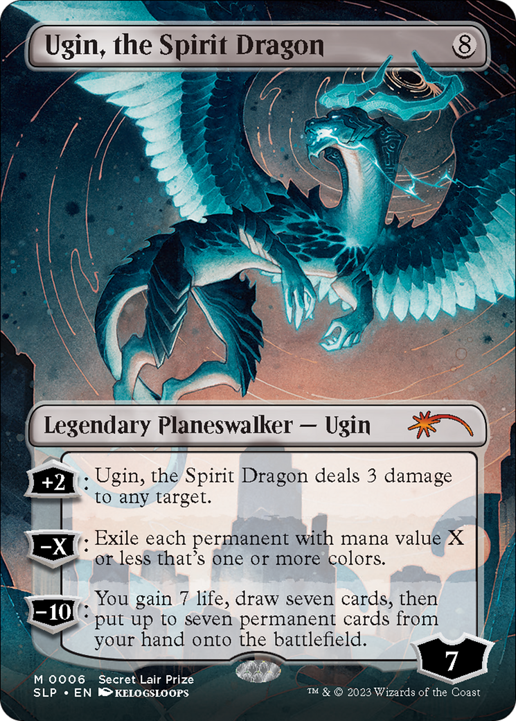 Ugin, the Spirit Dragon (Borderless) [Secret Lair Showdown] | Enigma On Main