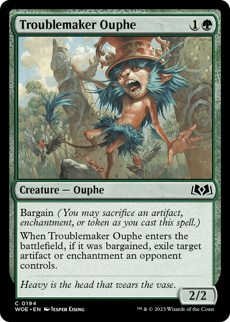 Troublemaker Ouphe [Wilds of Eldraine] | Enigma On Main