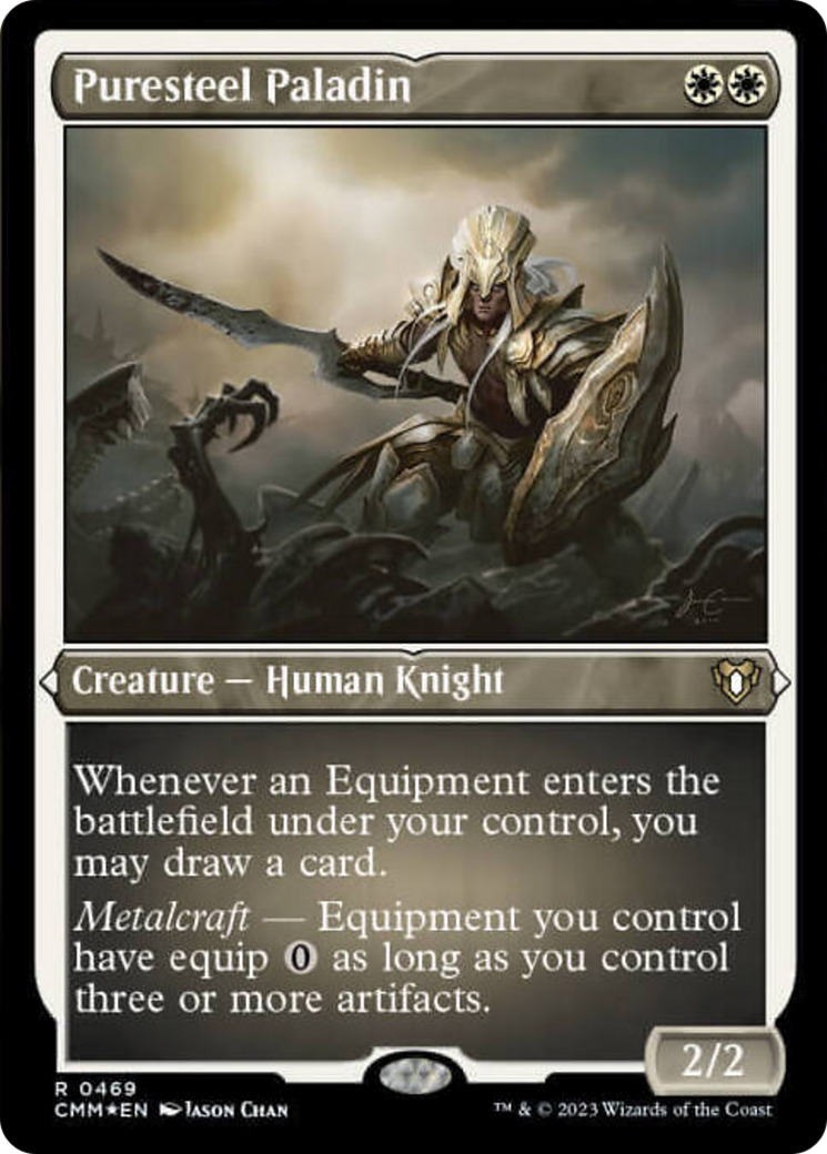 Puresteel Paladin (Foil Etched) [Commander Masters] | Enigma On Main