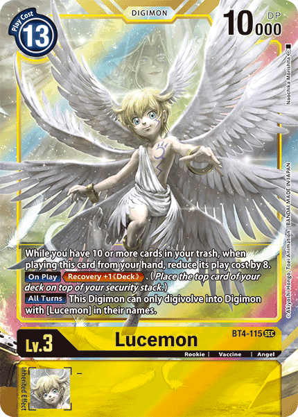 Lucemon [BT4-115] (Alternate Art) [Great Legend] | Enigma On Main