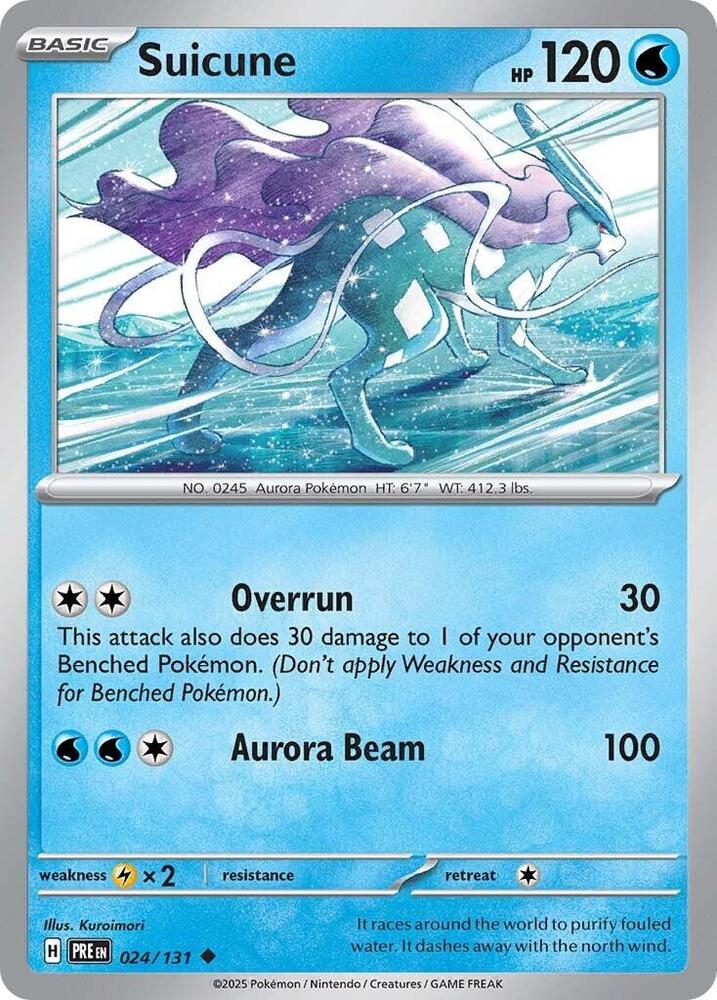 Suicune (024/131) [Scarlet & Violet: Prismatic Evolutions] | Enigma On Main