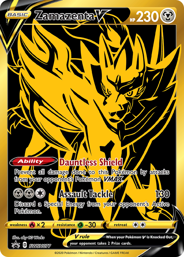 Zamazenta V (SWSH077) [Sword & Shield: Black Star Promos] | Enigma On Main