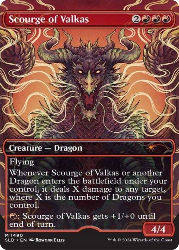 Scourge of Valkas (Rainbow Foil) [Secret Lair Drop Series] | Enigma On Main