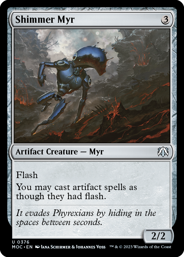 Shimmer Myr [March of the Machine Commander] | Enigma On Main