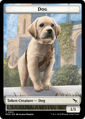 Detective // Dog Double-Sided Token [Murders at Karlov Manor Tokens] | Enigma On Main