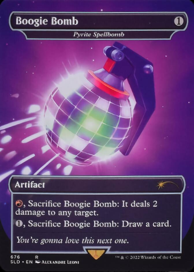 Pyrite Spellbomb - Boogie Bomb (Borderless) [Secret Lair Drop Promos] | Enigma On Main