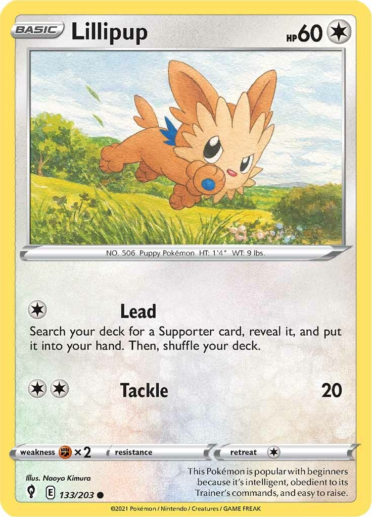 Lillipup (133/203) [Sword & Shield: Evolving Skies] | Enigma On Main