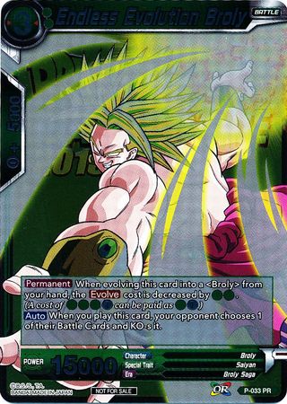 Endless Evolution Broly (Metallic Foil) (Event Pack 2018) (P-033) [Promotion Cards] | Enigma On Main