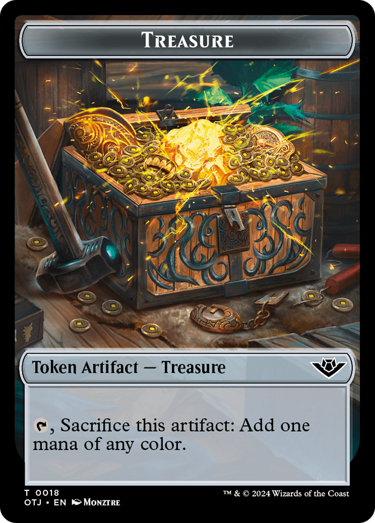 Treasure Token [Outlaws of Thunder Junction Tokens] | Enigma On Main