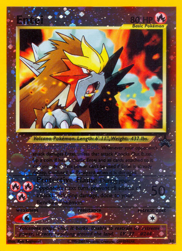 Entei (34) [Wizards of the Coast: Black Star Promos] | Enigma On Main