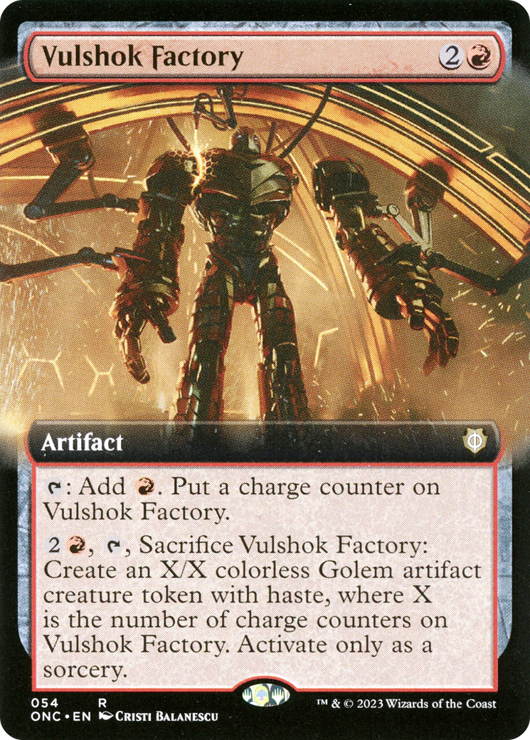 Vulshok Factory (Extended Art) [Phyrexia: All Will Be One Commander] | Enigma On Main