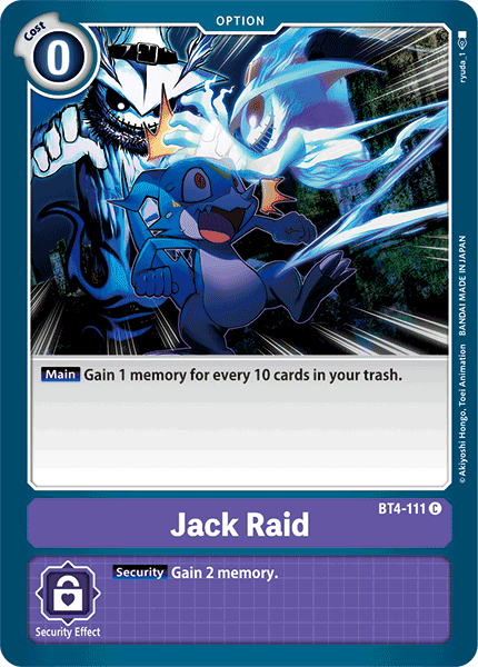 Jack Raid [BT4-111] [Great Legend] | Enigma On Main