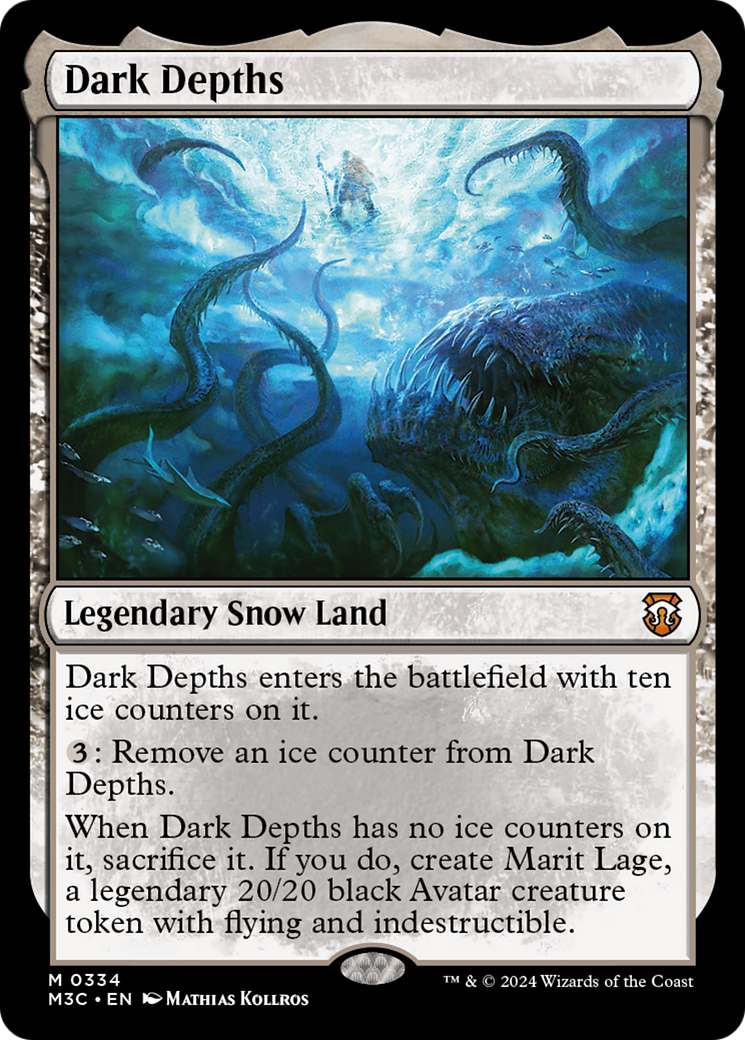 Dark Depths (Ripple Foil) [Modern Horizons 3 Commander] | Enigma On Main