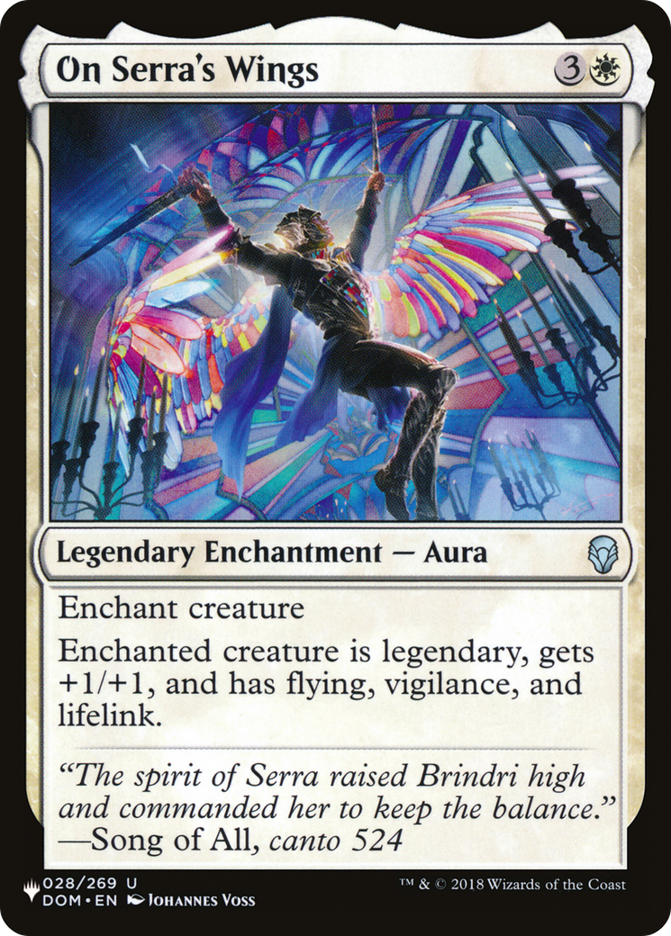 On Serra's Wings [The List Reprints] | Enigma On Main