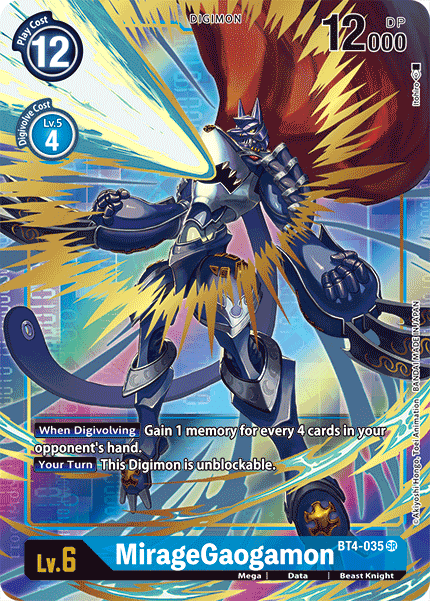 MirageGaogamon [BT4-035] (Alternate Art) [Great Legend] | Enigma On Main