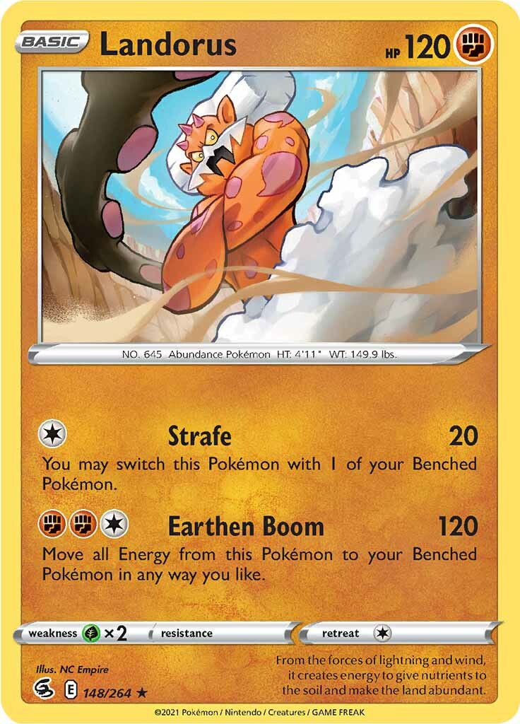 Landorus (148/264) [Sword & Shield: Fusion Strike] | Enigma On Main