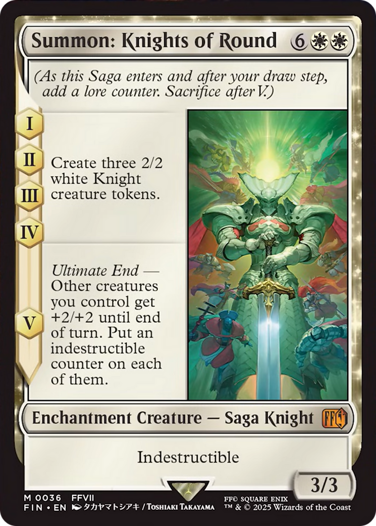 Summon: Knights of Round [FINAL FANTASY] | Enigma On Main