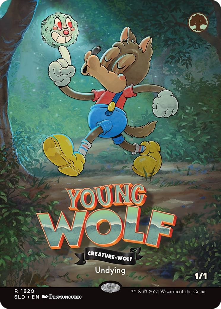 Young Wolf (Rainbow Foil) [Secret Lair Drop Series] | Enigma On Main