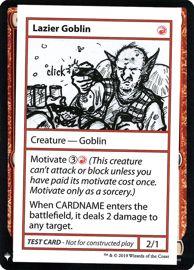 Lazier Goblin [Mystery Booster Playtest Cards] | Enigma On Main