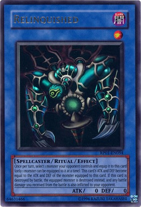 Relinquished [RP01-EN054] Ultra Rare | Enigma On Main