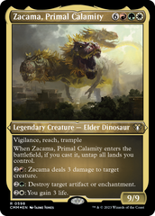 Zacama, Primal Calamity (Foil Etched) [Commander Masters] | Enigma On Main