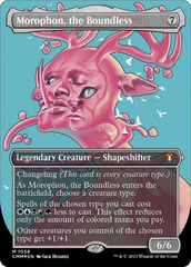 Morophon, the Boundless (Borderless Textured Foil Frame Break) [Commander Masters] | Enigma On Main