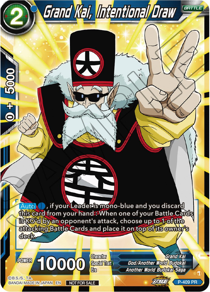 Grand Kai, Intentional Law (Zenkai Series Tournament Pack Vol.1) (P-409) [Tournament Promotion Cards] | Enigma On Main