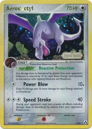 Aerodactyl (1/92) (Stamped) [EX: Legend Maker] | Enigma On Main