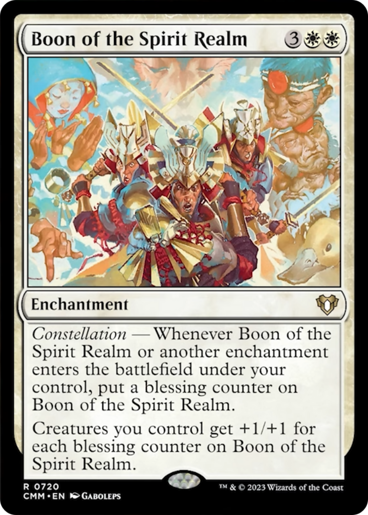 Boon of the Spirit Realm [Commander Masters] | Enigma On Main