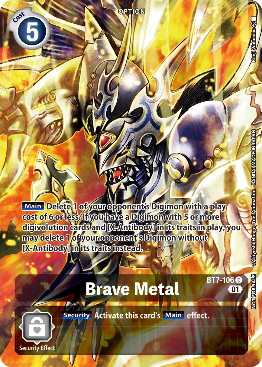 Brave Metal [BT7-106] (Premium Deck Set) [Next Adventure Promos] | Enigma On Main