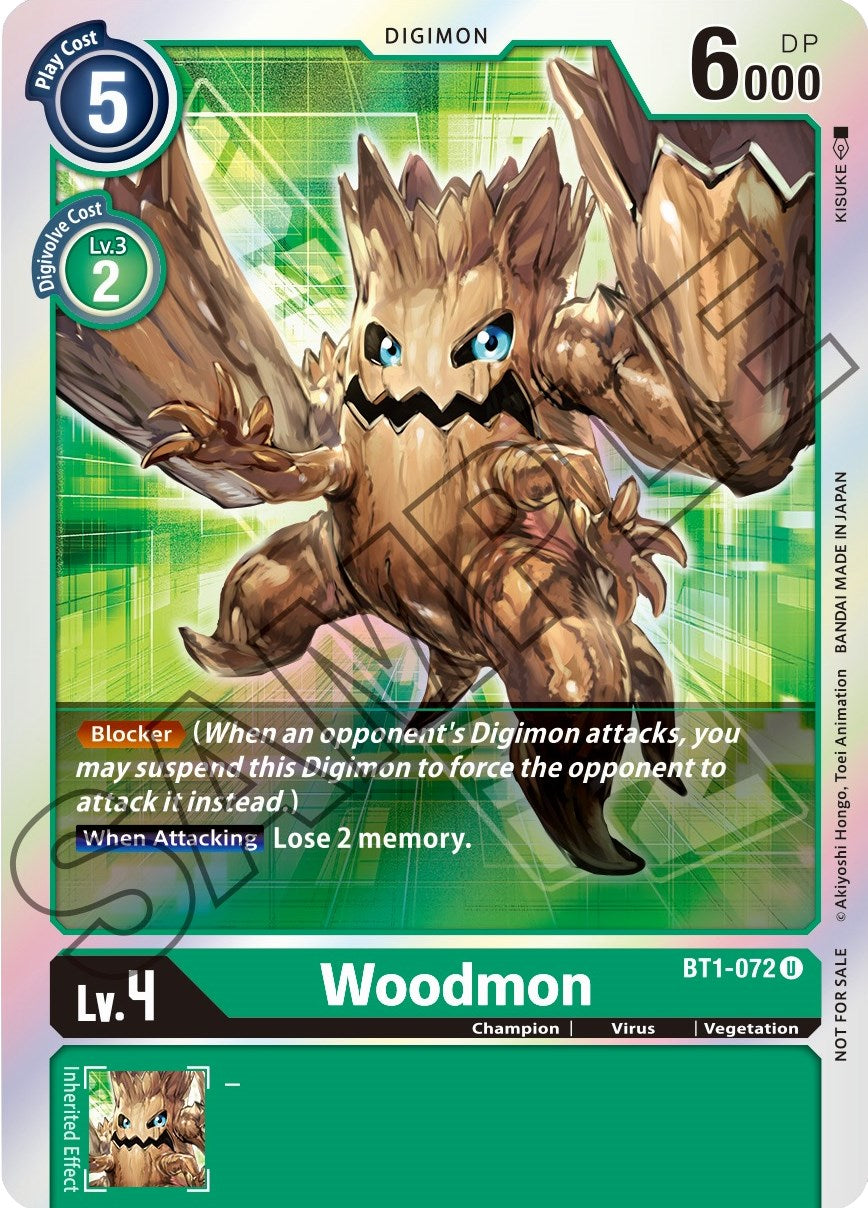 Woodmon [BT1-072] (Event Pack 1) [Release Special Booster Promos] | Enigma On Main