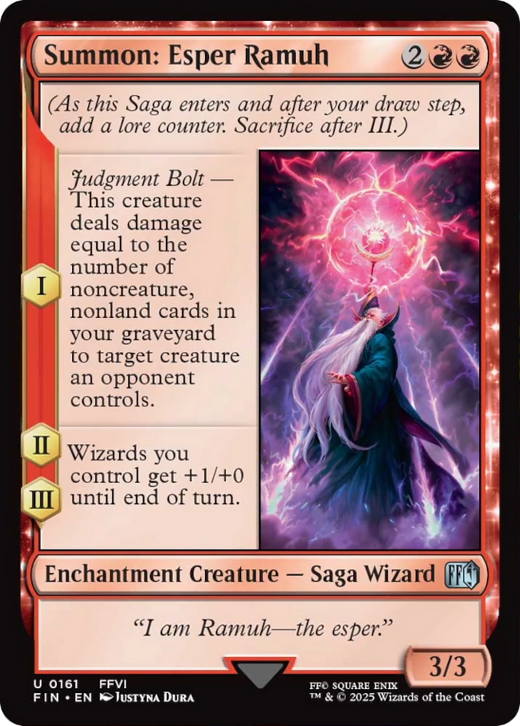 Summon: Esper Ramuh [FINAL FANTASY] | Enigma On Main