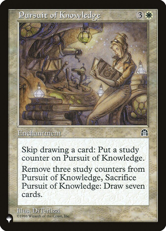 Pursuit of Knowledge [The List] | Enigma On Main