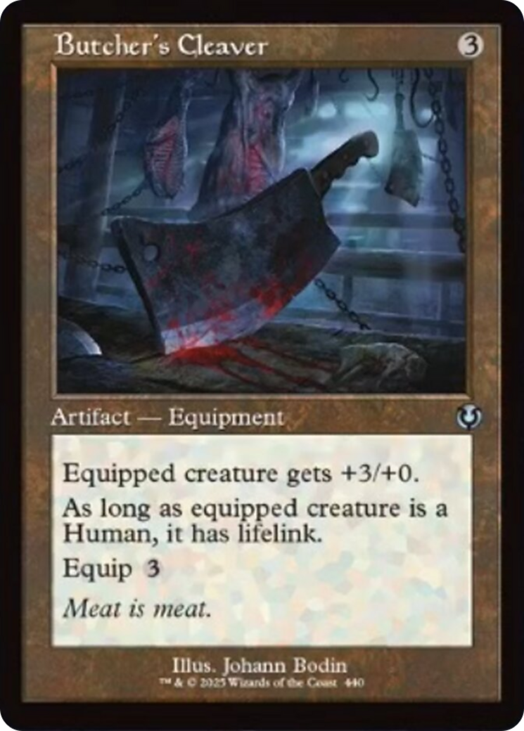 Butcher's Cleaver (Retro Frame) [Innistrad Remastered] | Enigma On Main