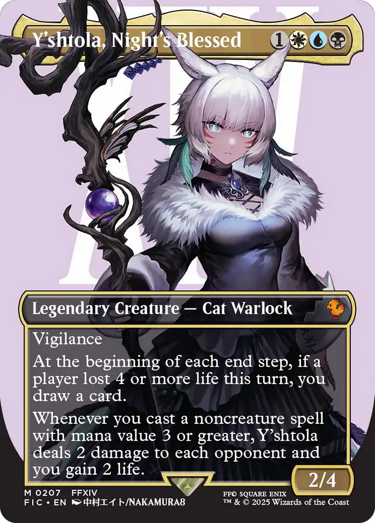 Y'shtola, Night's Blessed (Borderless) [FINAL FANTASY Commander] | Enigma On Main