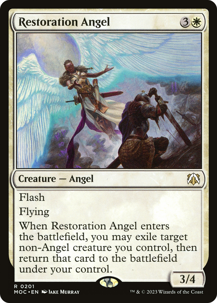 Restoration Angel [March of the Machine Commander] | Enigma On Main