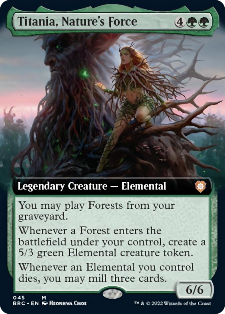 Titania, Nature's Force (Extended Art) [The Brothers' War Commander] | Enigma On Main