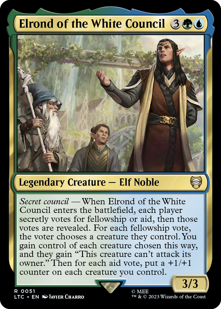 Elrond of the White Council [The Lord of the Rings: Tales of Middle-Earth Commander] | Enigma On Main