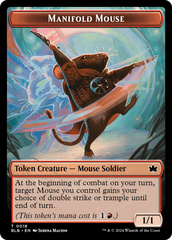 Sword // Manifold Mouse Double-Sided Token [Bloomburrow Tokens] | Enigma On Main