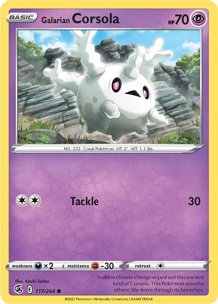 Galarian Corsola (117/264) [Sword & Shield: Fusion Strike] | Enigma On Main