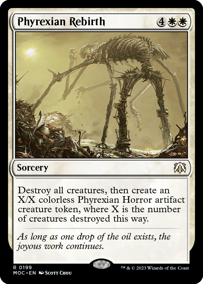 Phyrexian Rebirth [March of the Machine Commander] | Enigma On Main