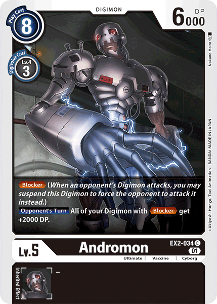 Andromon [EX2-034] [Digital Hazard] | Enigma On Main