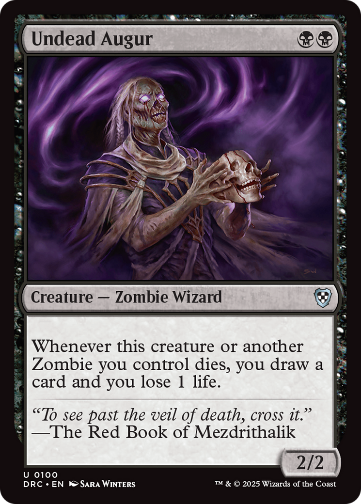 Undead Augur [Aetherdrift Commander] | Enigma On Main