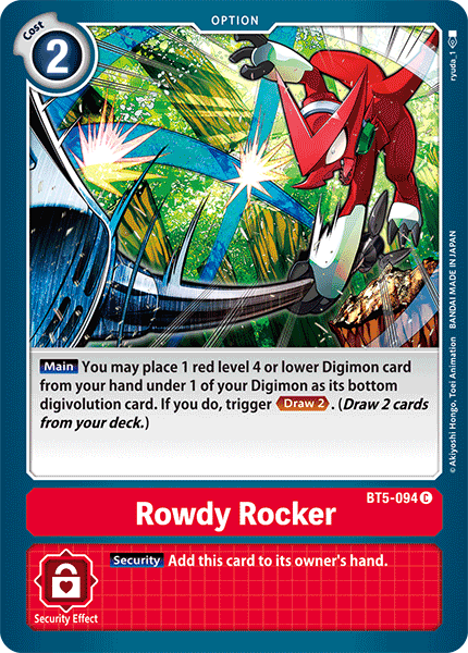 Rowdy Rocker [BT5-094] [Battle of Omni] | Enigma On Main