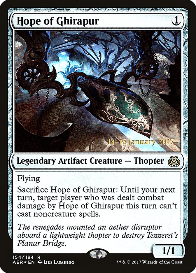 Hope of Ghirapur [Aether Revolt Prerelease Promos] | Enigma On Main