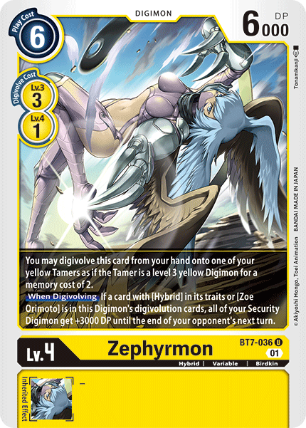 Zephyrmon [BT7-036] [Next Adventure] | Enigma On Main